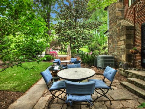 backyard patio and furniture setup - The Shire of Spring Valley - Ballard & Mensua