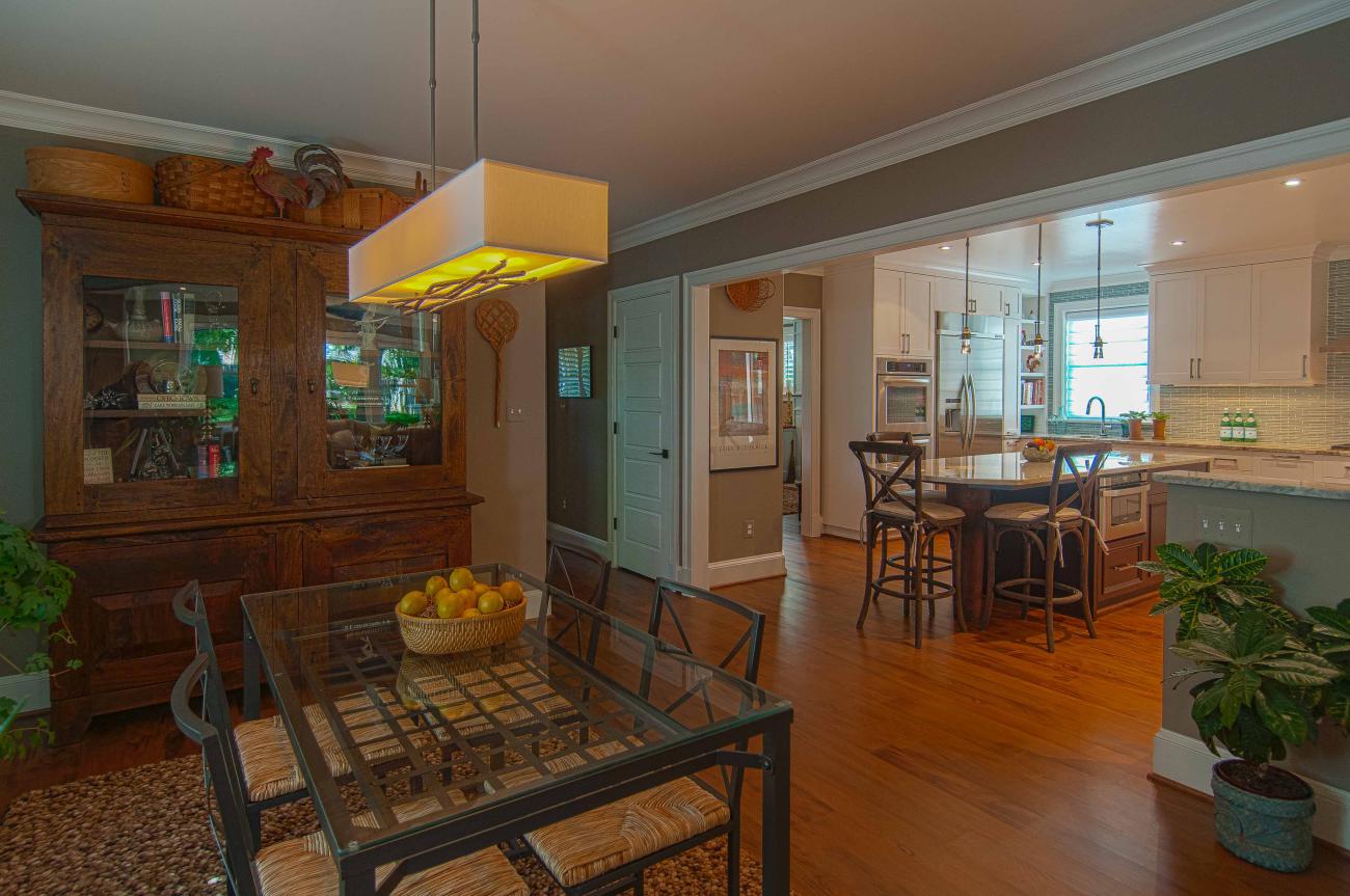 Bennington project - Little City rambler - dining room towards kitchen