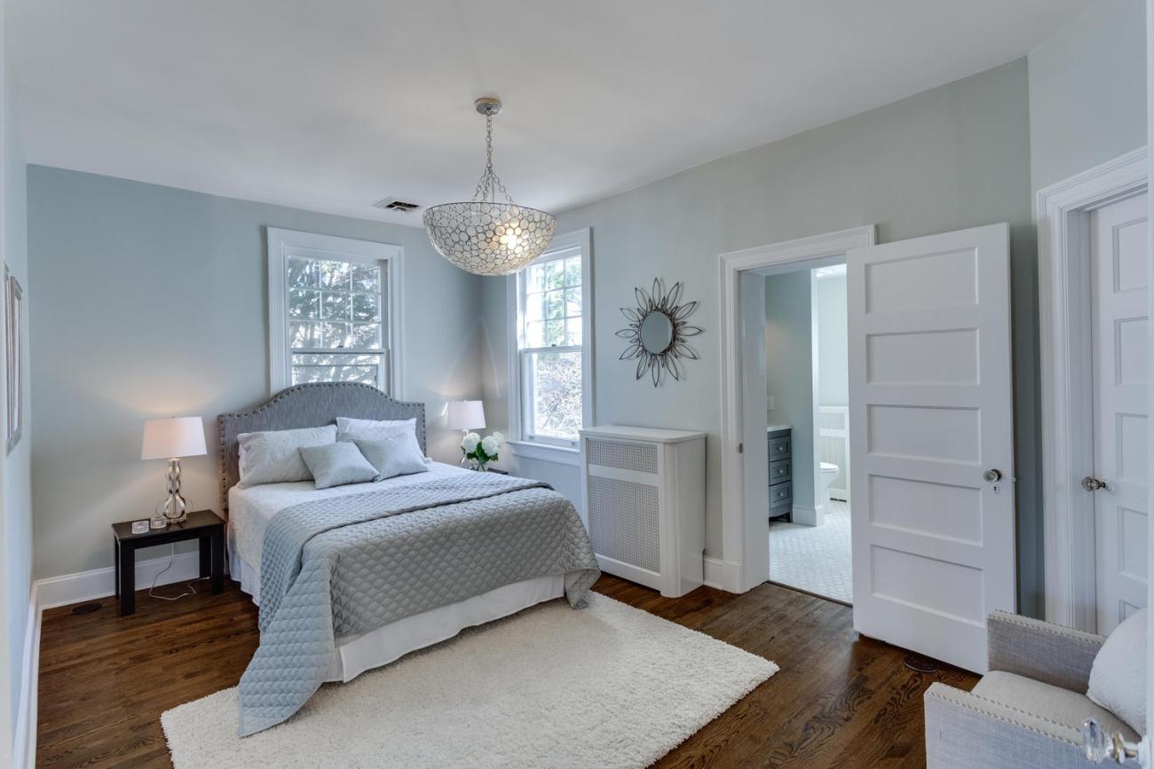 master bedroom - historic charm in NW DC - Ballard & Mensua Architecture