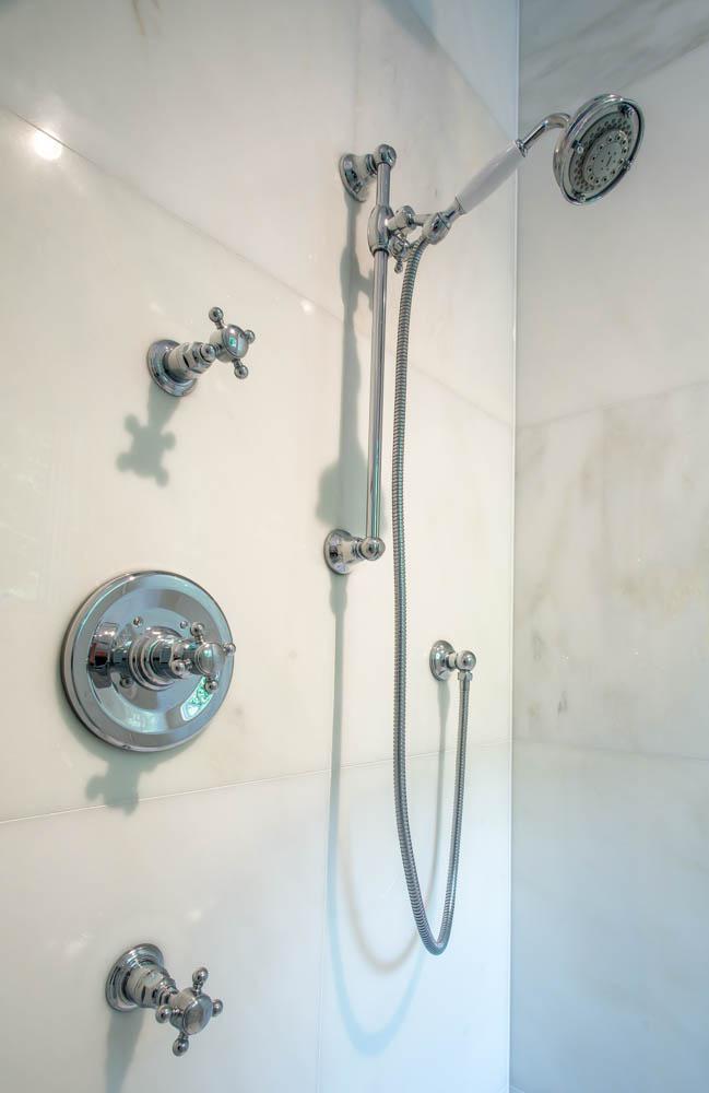 shower fixtures for master bath - McLean waterfront - Graham project